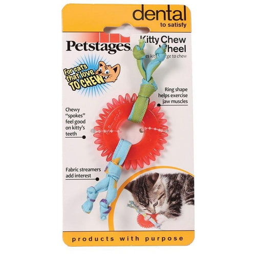 PETSTAGES KITTY CHEW WHEEL (RED)